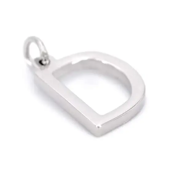Sterling Silver Alphabet Charm by Bead Landing&trade; D {9}