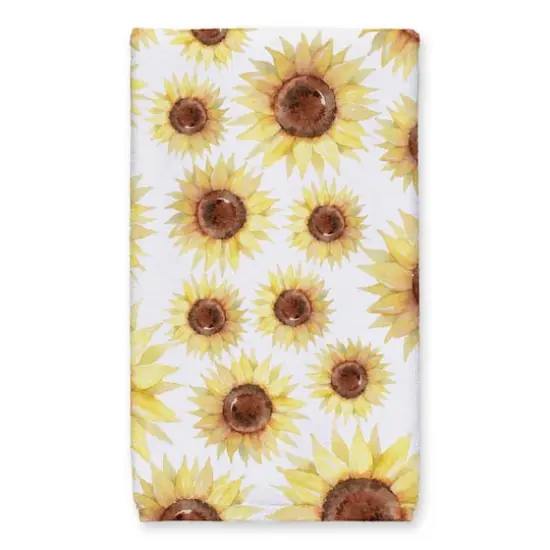 Home Sunflower Hand Towel Set {4}