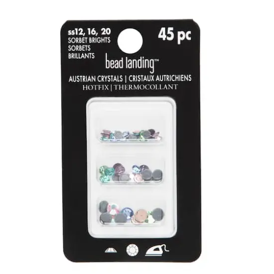 Hotfix Austrian Crystals Mix by Bead Landing™, 45ct. Sorbet Brights {5}