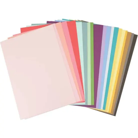 Sizzix&reg; Multi-Color Textured Cardstock, 80 Sheets {3}