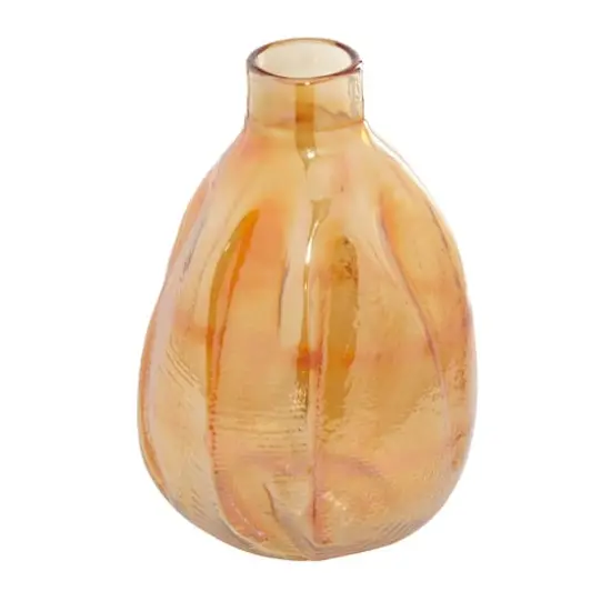 CosmoLiving by Cosmopolitan 16" Gold Glass Contemporary Vase {3}