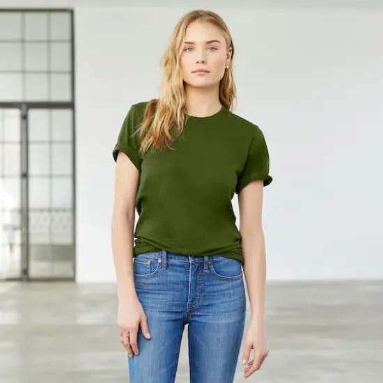 BELLA+CANVAS&reg; Adult Unisex T-Shirt Olive {3}