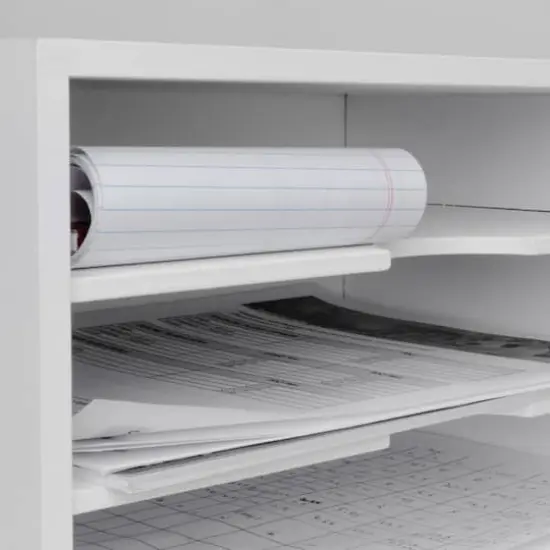 American Art Décor™ White 5-Tier All-Purpose Document Organizer {5}