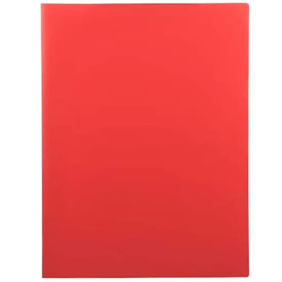 JAM Paper Heavy Duty Plastic High Pocket Organizer Red {5}