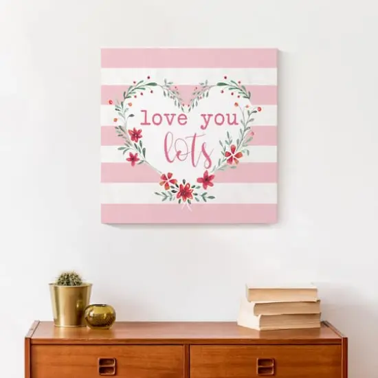 Love You Lots Canvas Wall Art {5}