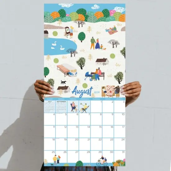 TF Publishing 2024 Folk Love Wall Calendar {6}