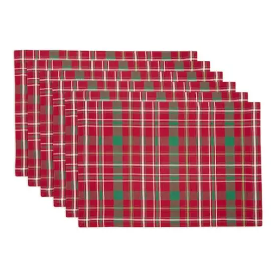 DII&reg; Tartan Plaid Placemat (Set Of 6) {1}