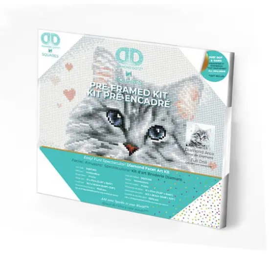 Diamond Dotz&reg; Intermediate Pricilla Pre-Framed Diamond Painting Kit {4}