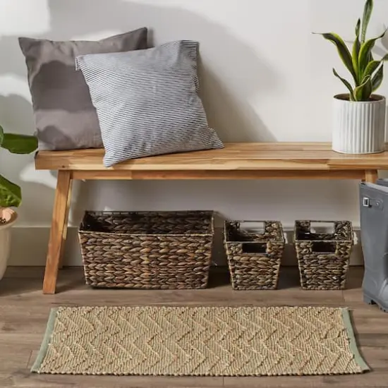 DII&reg; Artichoke With Natural Jute Chevron Hand-Loomed Rug, 2ft. x 3ft. {5}