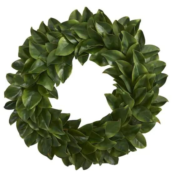 30" Magnolia Leaf Wreath {1}