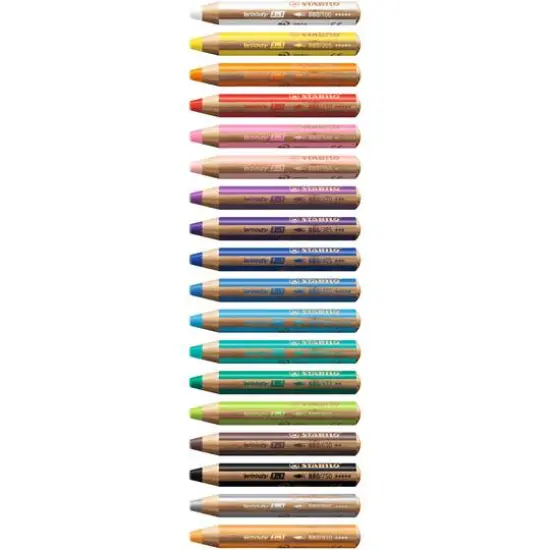 STABILO&reg; Woody 3-in-1 18-Color Pencil Set {3}