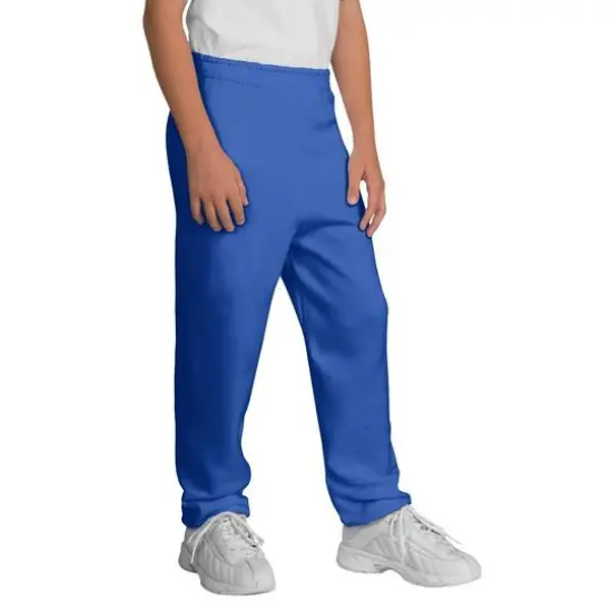 Port & Company&reg; Youth Core Fleece Sweatpants Royal {4}