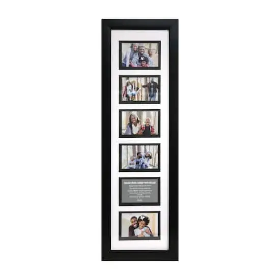 6 Opening 32.5" x 9" Collage Frame with Double Mat by Studio Décor® {1}