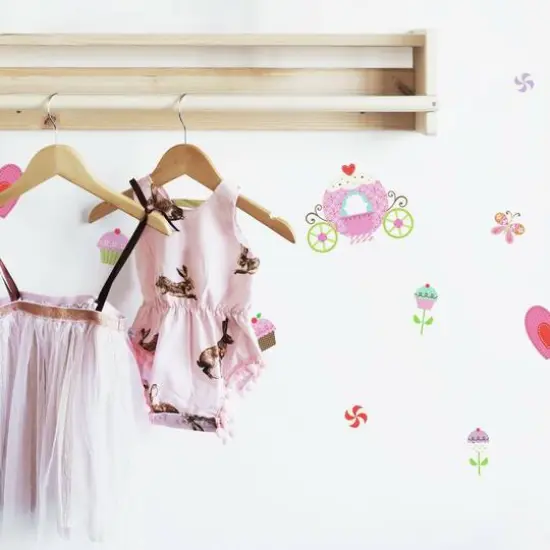 RoomMates Happi Cupcake Land Peel & Stick Wall Decals {5}