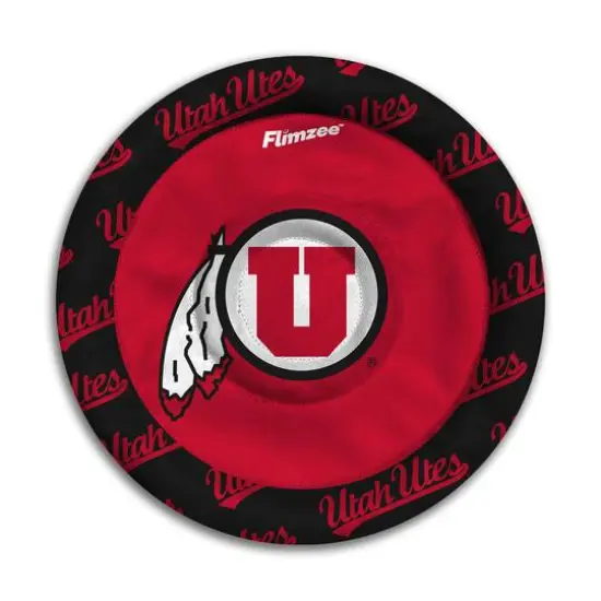 NCAA Flimzee Bean-Bag Flying Disc Utah Utes {1}