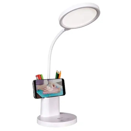 OttLite® Rechargeable LED Lamp with Phone Holder {1}