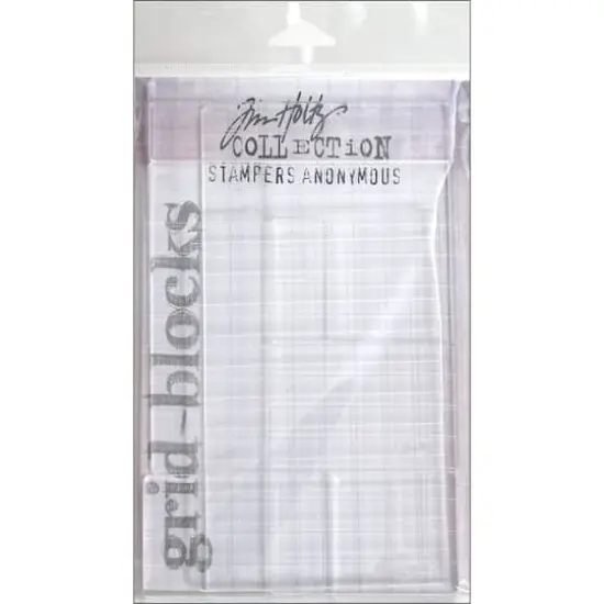 Tim Holtz&reg; Acrylic Stamping Grid Blocks, 9ct. {1}