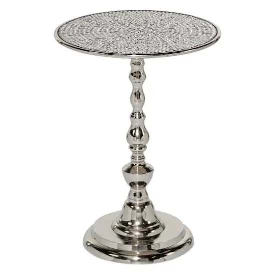 16" Silver Glam Coffee Table {1}