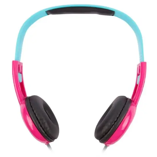 Barbie&reg; Blue & Pink Kid-Safe Headphones {5}