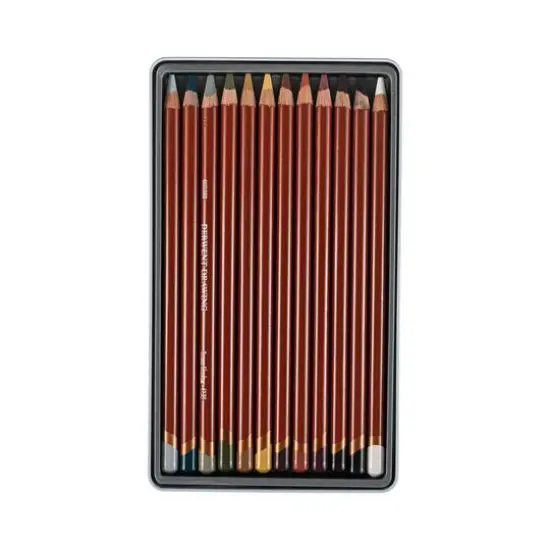 Derwent&reg; Drawing Pencil 12 Color Tin Set {12}