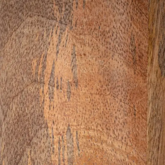 Hello Honey&reg; 15" White Round Elevated Marble & Wood Food Pedestal {8}