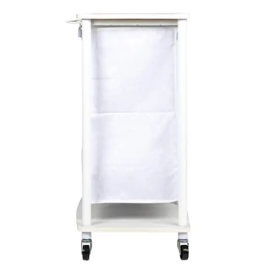 Household Essentials 3-Bag Laundry Sorter with Laminate Shelving White {7}