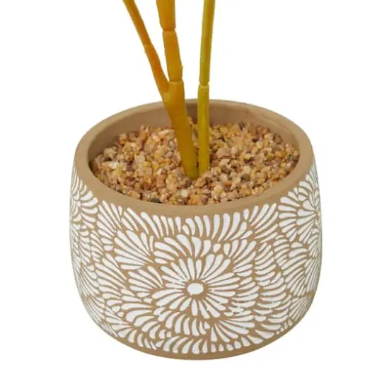 2.5ft. Potted Bohemian Banyan Tree Artificial Foliage {4}