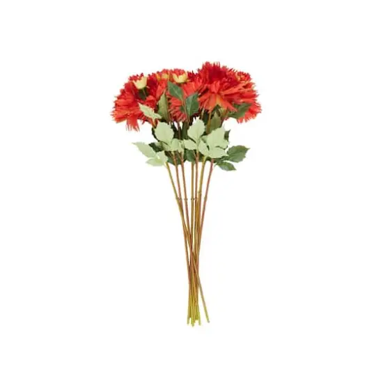 31" Red Dahlia Artificial Flower Stem, 8ct. {3}