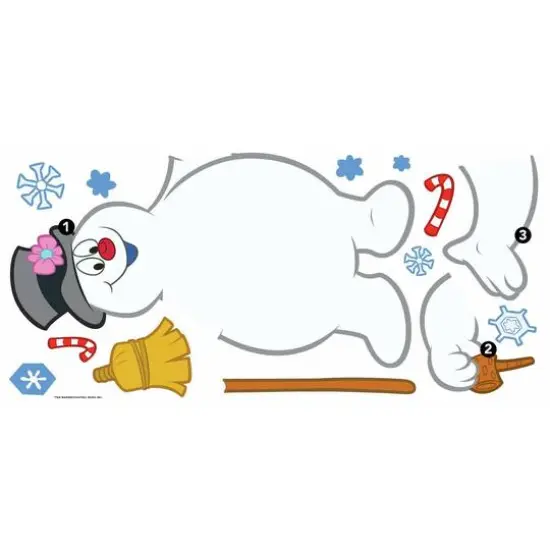 RoomMates Dry Erase Frosty Peel & Stick Giant Wall Decals {1}