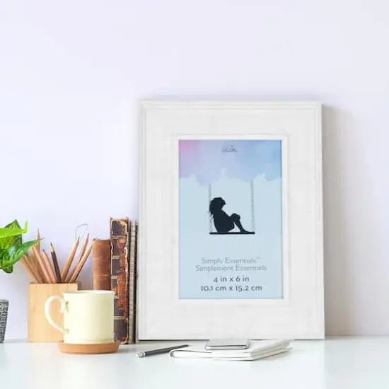 Simply Essentials&trade; 4" x 6" White Marbling by Studio D&eacute;cor&reg; {6}