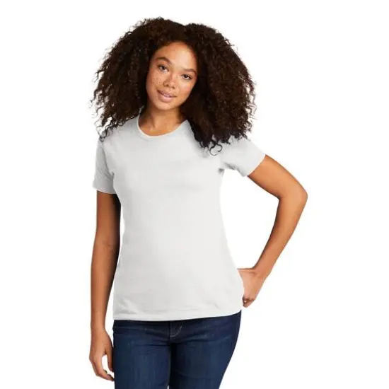 Next Level Women's Cotton Boyfriend Tee White {4}