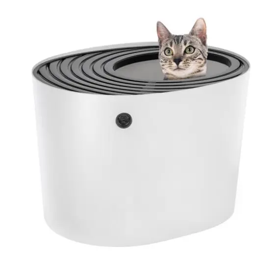 IRIS&reg; 46qt. Cat Litter Box with Top Entry Lid {6}