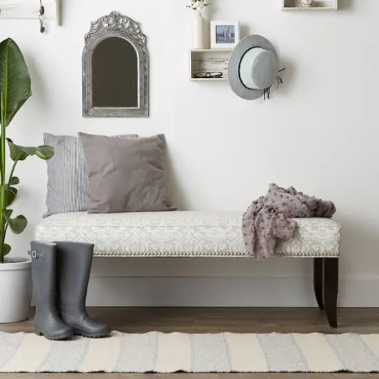 DII&reg; Variegated Stripe Recycled Yarn Floor Runner, 2ft. x 6ft. Stonewash Blue {4}