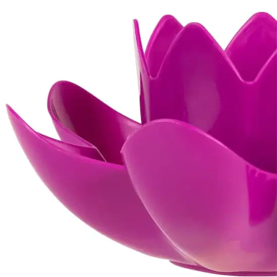 Swim Central 7.5" Magenta Hydro Tools Pool or Spa Floating Flower Candle Light {4}