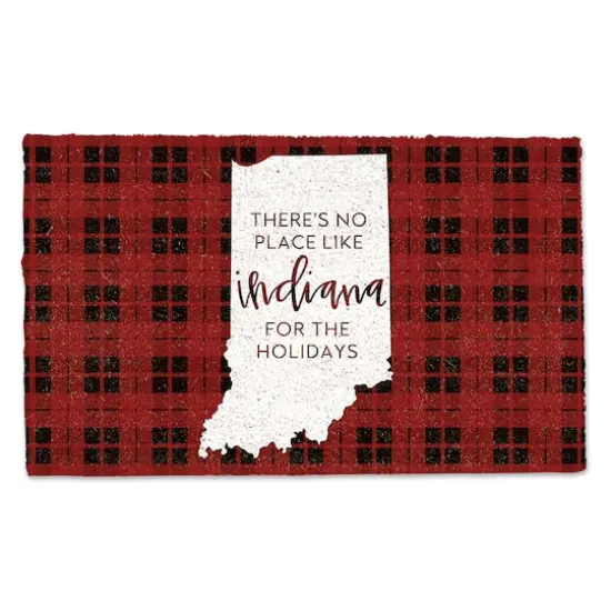 Indiana For the Holidays Doormat {1}