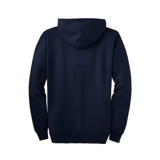 Port & Company&reg; Essential Fleece Full-Zip Hooded Sweatshirt Navy {4}