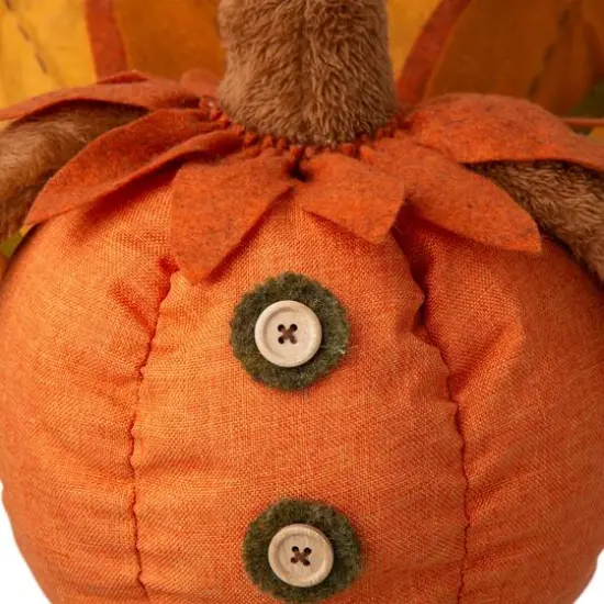 Glitzhome&reg; Lighted Fabric Turkey Standing D&eacute;cor with Telescoping Legs & Timer {7}