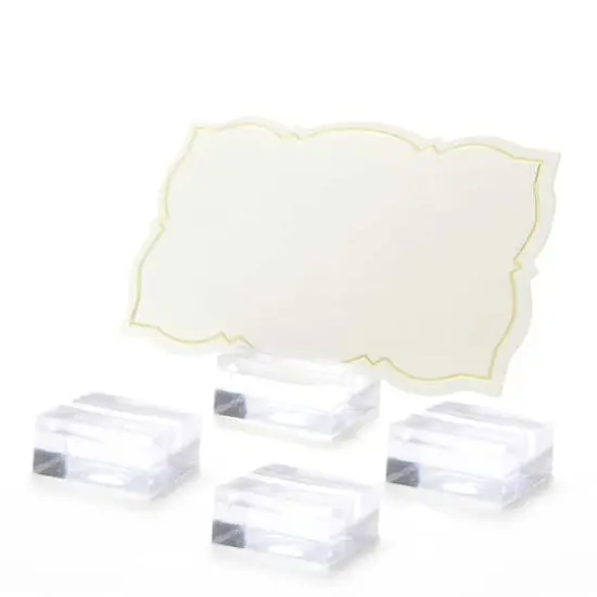 Clear Place Card Holders, 12ct. by Celebrate It&trade; {1}