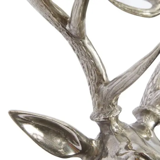 Silver Deer Aluminum Eclectic Wall Decor {5}