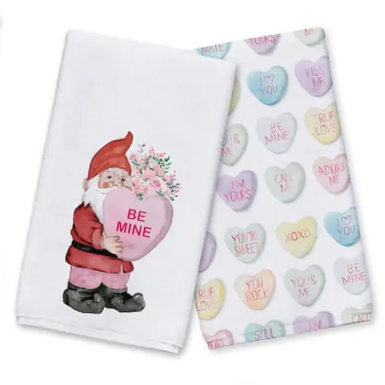 Be Mine Gnome Hand Towel Set {1}