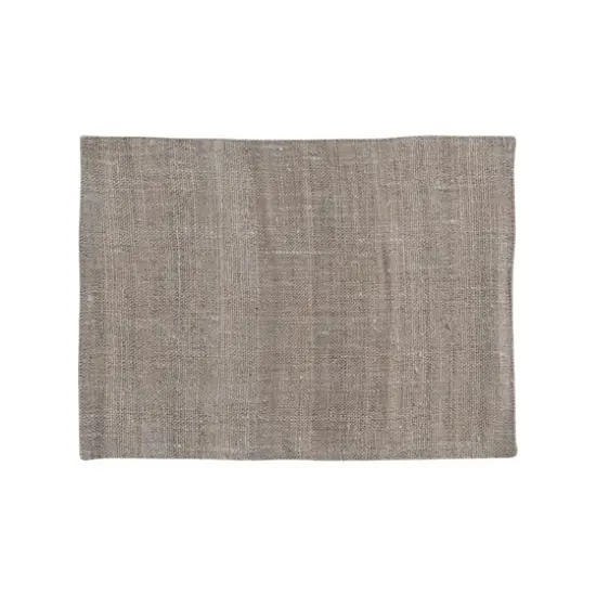 Hello Honey&reg; 19" Natural Woven Hemp Fiber & Cotton Rectangle Placemat {1}