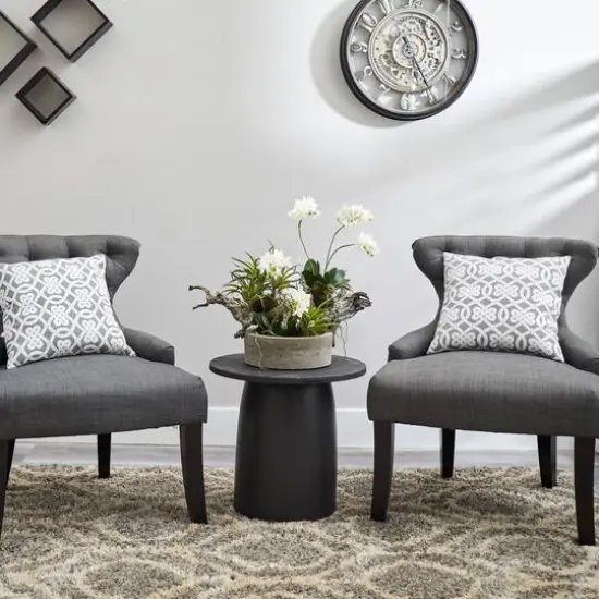 20" Orchid & Succulent Garden in Decorative Pot {6}