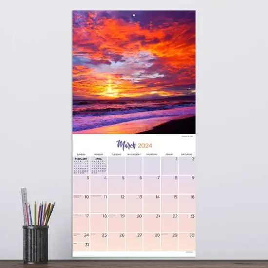 TF Publishing 2024 Sunsets Wall Calendar {5}