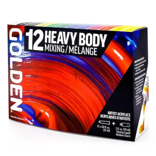 Golden&reg; Heavy Body Acrylic 12 Color Mixing Set {3}