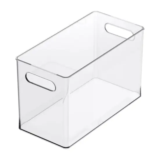 13" x 6.5" Clear Storage Bin with Handles by Simply Tidy&trade; {1}