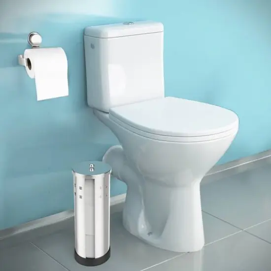 Hastings Home Chrome Toilet Paper Holder Canister {5}