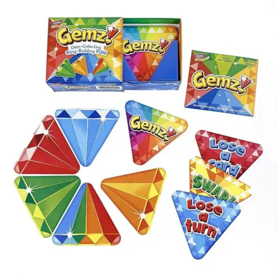 Trend Enterprises&reg; Gemz!&trade; Three Corner Card Game {1}