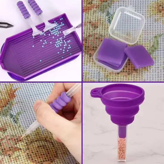 Sparkly Selections 88 Slot Clear Stackable Diamond Painting Storage Set {4}