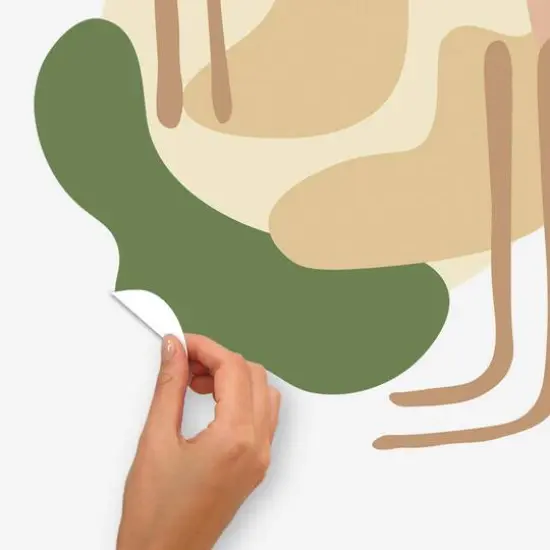 WallPops Very Gay Paint Soft Amoeba Modular Mural Peel & Stick Wall Decals {8}