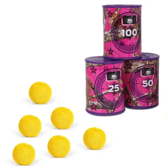 NKOK RealTree&reg; Pink Handheld Slingshot Set {6}